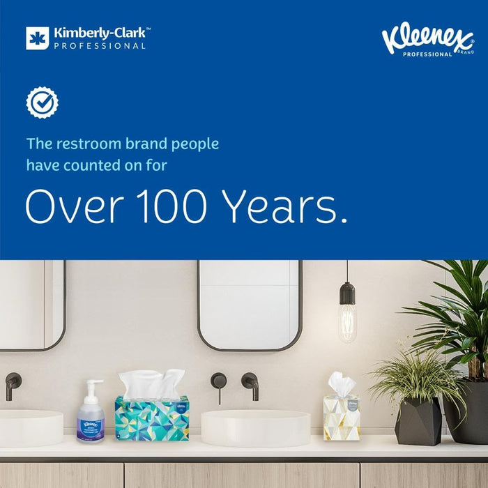 Kleenex® Universal Hard Roll Paper Towels (50606), 1.75" Core, with Premium Absorbency Pockets™, White, (600'/Roll, 6 Rolls/Case, 3,600'/Case)