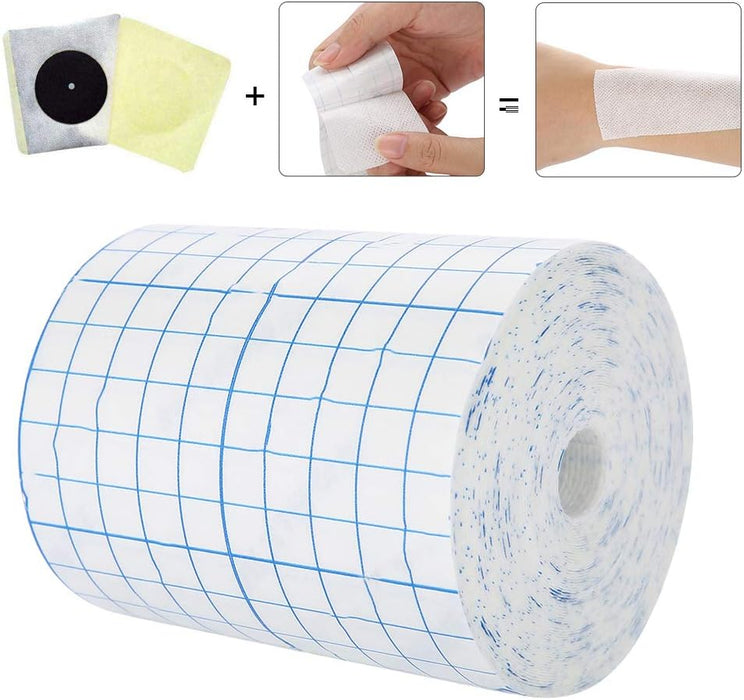 Hypafix Tape, Breathable Tape Non Woven Adhesive Wound Dressing Medicals Fixation Bandage for Wound Care (10cm*10m)