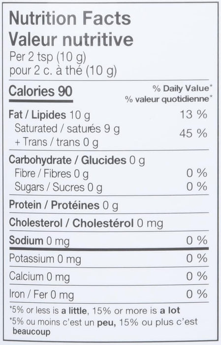 Kirkland Signature organic coconut oil, 84 oz (2.62 QT), 2.48 L