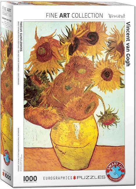 Eurographics Twelve Sunflowers by Van Gogh 1000-Piece Puzzle