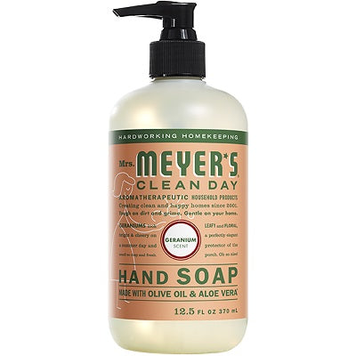 Hand Soap-Mrs Meyers, Liquid 370Ml, Geranium