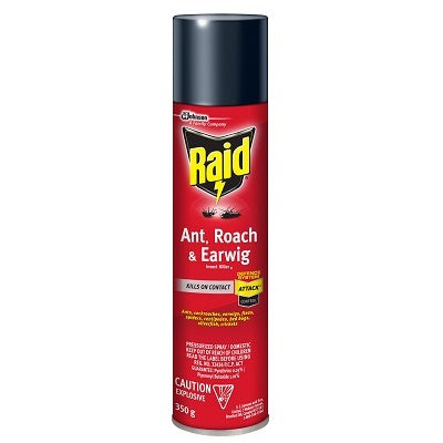 Insecticide-Raid Insect Killer, Ant, Roach, Earwig 350G