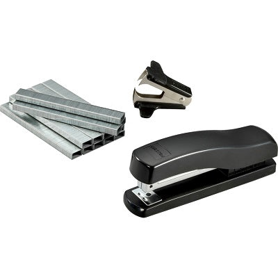 Stapler/Staples/Remover Pack-Value Full Strip Black