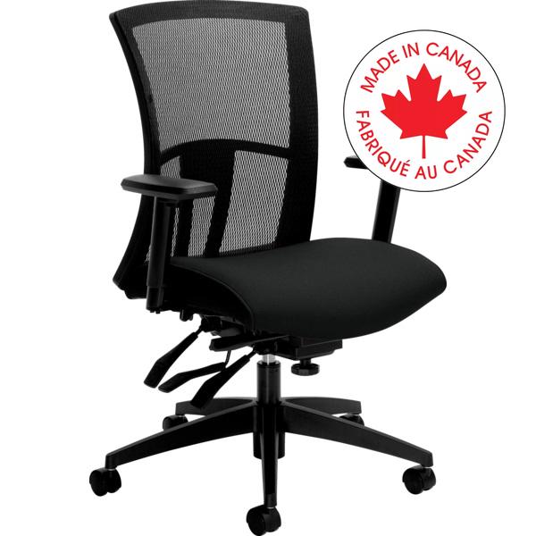 Chair-Multi-Tilter Vion Mesh Medium Back, Fusion Carbon