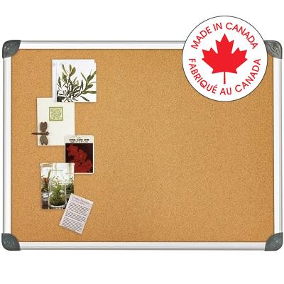 Bulletin Board-Cork With Euro Frame, 48"X72"