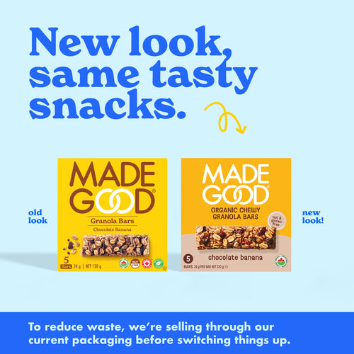 MadeGood Granola Bars Chocolate Banana 5 x 24 g
