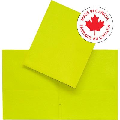 Portfolio-Twin Pocket, Yellow