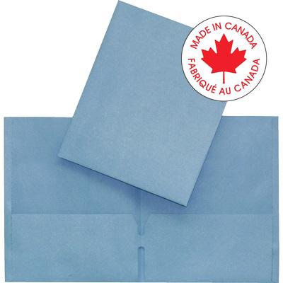 Portfolio-Twin Pocket, Light Blue