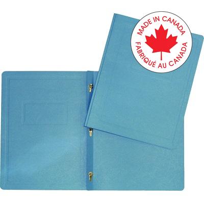 Report Cover-With 3 Prong Fasteners, Light Blue