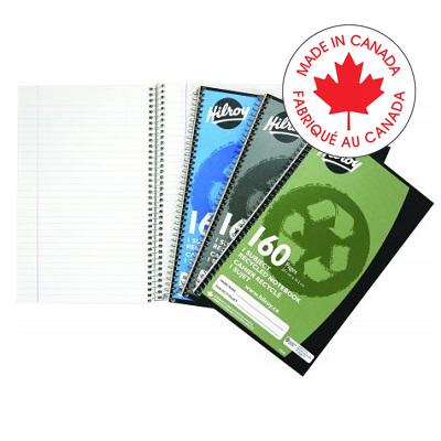 Notebook-Coil, Recycled 160 Page 9-1/2"X6" Assorted