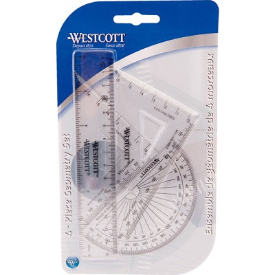 Math Set-Westcott 4-Piece Geometry