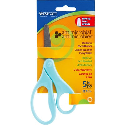 Scissors-Antimicrobial 5" Blunt, Blue