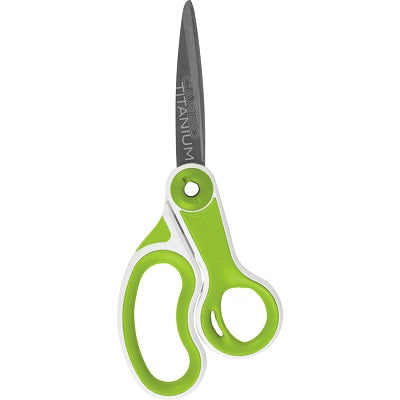 Scissors-Carbotitanium Glide 8" Straight, Green/White