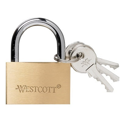 Lock-Brass Body, 40Mm Padlock With 3 Keys