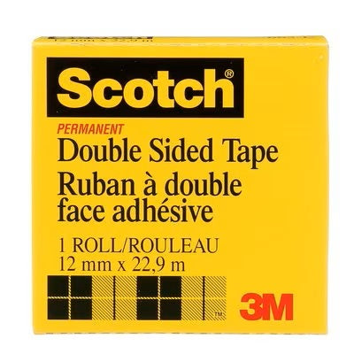 Tape-Scotch Double Sided 12.7Mmx32.9M Boxed