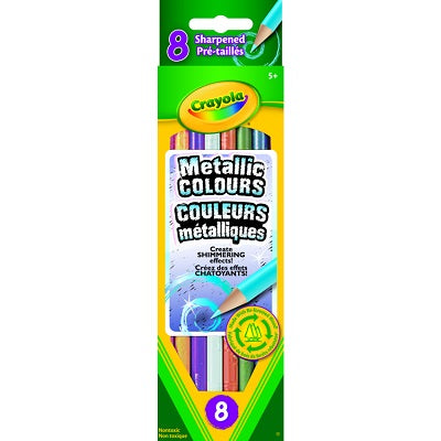 Pencils-Metallic, Crayola 8 Colours
