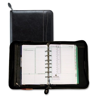 Organizer-Avalon, Desk Starter Set, Zipper, Black Undated