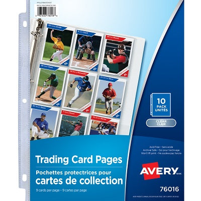 Sheet Protector-Collector/ Trading Cards 10/Pack