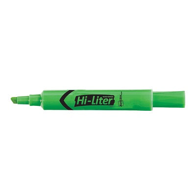 Highlighter-Hi-Liter Chisel Tip, Fluorescent Green 12/Bx