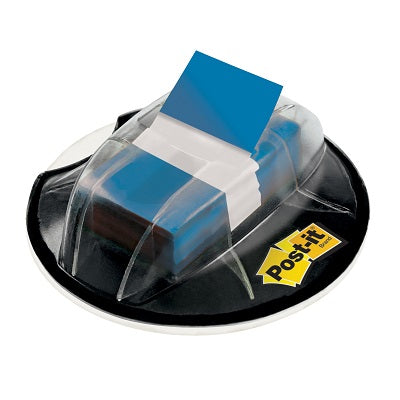 Flags-Post-It, 1" Grip Dispenser, Blue