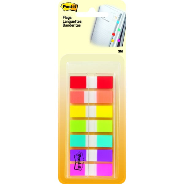 Flags-Post-It, 1/2" Rainbow Colours