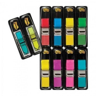 Flags-Post-It, 1/2" X 1-3/4" Assorted Colours, Bonus Pack