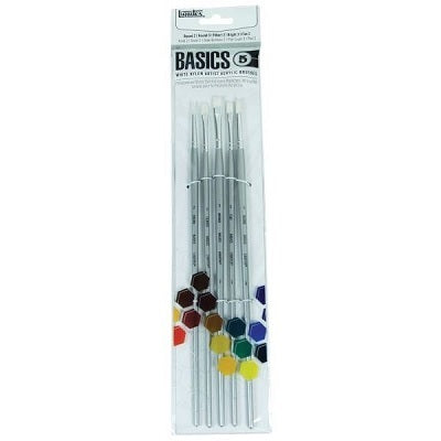 Paint Brush-Liquitex Acrylic, 5 Long Handle/Set