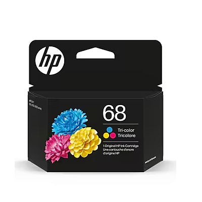 Inkjet Cartridge-Hp #68 Black/Colour Combo Pack