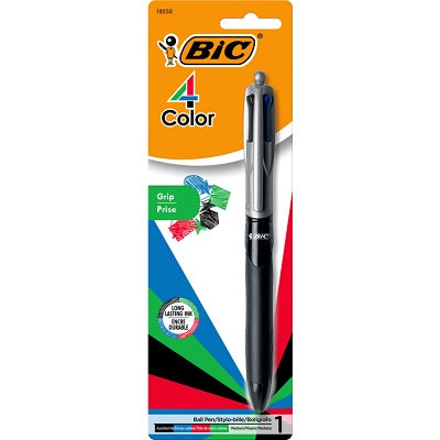 Pen-Retractable 4 Colour Grip, Classic -Mmpgp1C-Ast