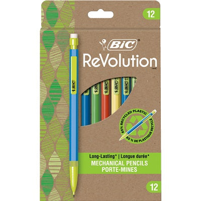 Pencil-Mechanical, Bic Revolution, 12/Pack  -Mpe12