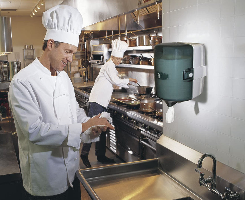 Tork Universal RC530 Centerfeed Paper Towel, 2-Ply, 7.6" Width x 11.75" Length, White (Case of 6 Rolls, 530 per Roll, 3,180 Towels)