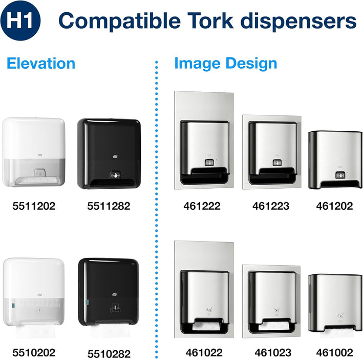 Tork 290088 Universal Single-Ply Hand Roll Towel, Natural (Pack of 6)