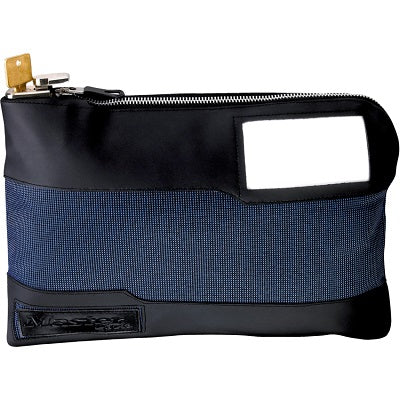 Pouch-Locking Storage Bag 11-1/2" X 8-3/8" X 1-3/8" Blue