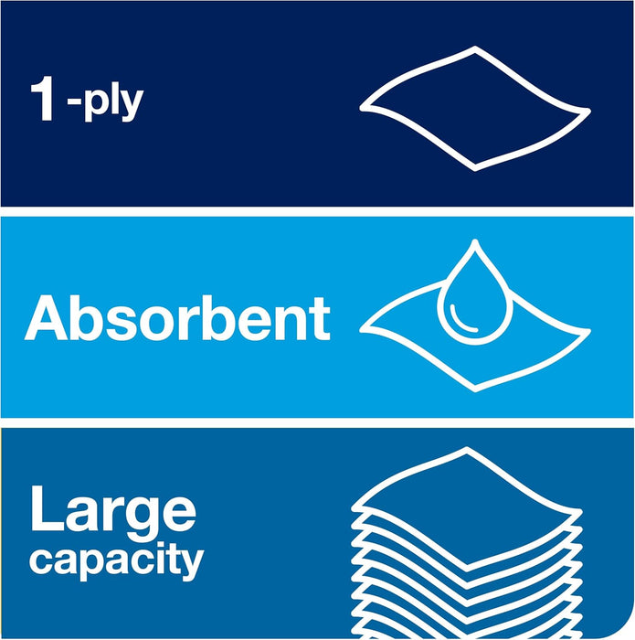 Tork 290088 Universal Single-Ply Hand Roll Towel, Natural (Pack of 6)