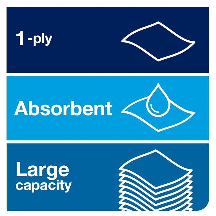 Tork 290095 Advanced Soft Single-Ply Hand Roll Towel, White (Pack of 6)