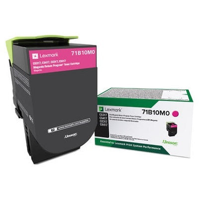Laser Toner-Lexmark Magenta, Return Program