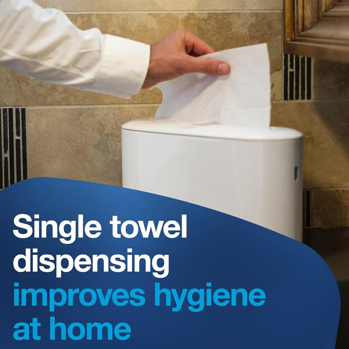 Tork Xpress 302020 Countertop Multifold Hand Towel Dispenser, Plastic, 7.92" Height x 12.68" Width x 4.56" Depth, White (Case of 1) for use with Tork MB550A, MB640, MB540A