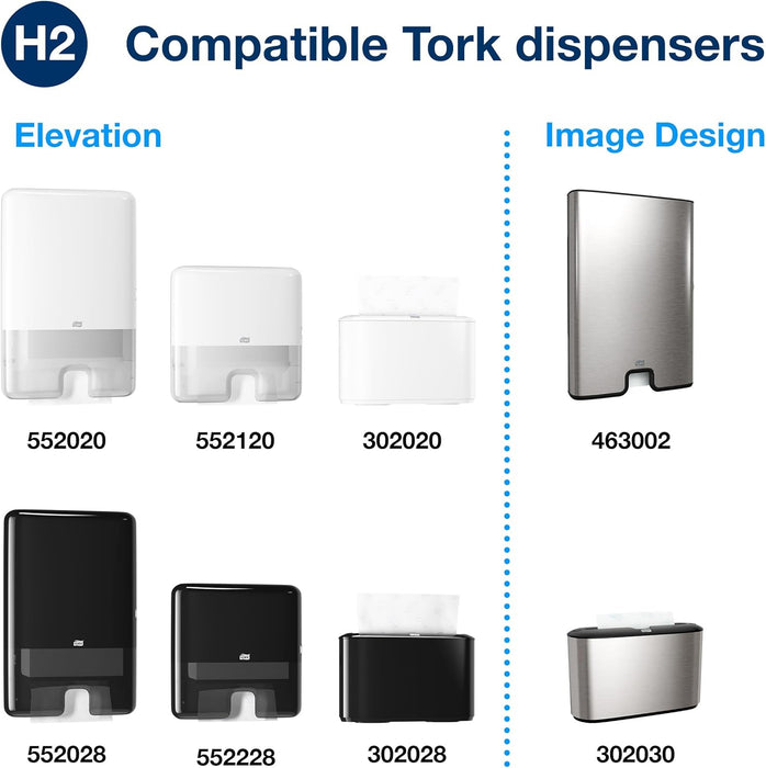 Tork Universal MB540A Multifold Paper Hand Towel, 1-Ply, 9.5" Width x 9.13" Length, White, (Case of 16 Packs, 250 per Pack, 4,000 Towels)