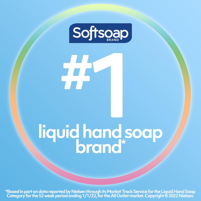 Softsoap Moisturizing Liquid Hand Soap Pump, Aquarium - 221ml (Case Pack of 6)