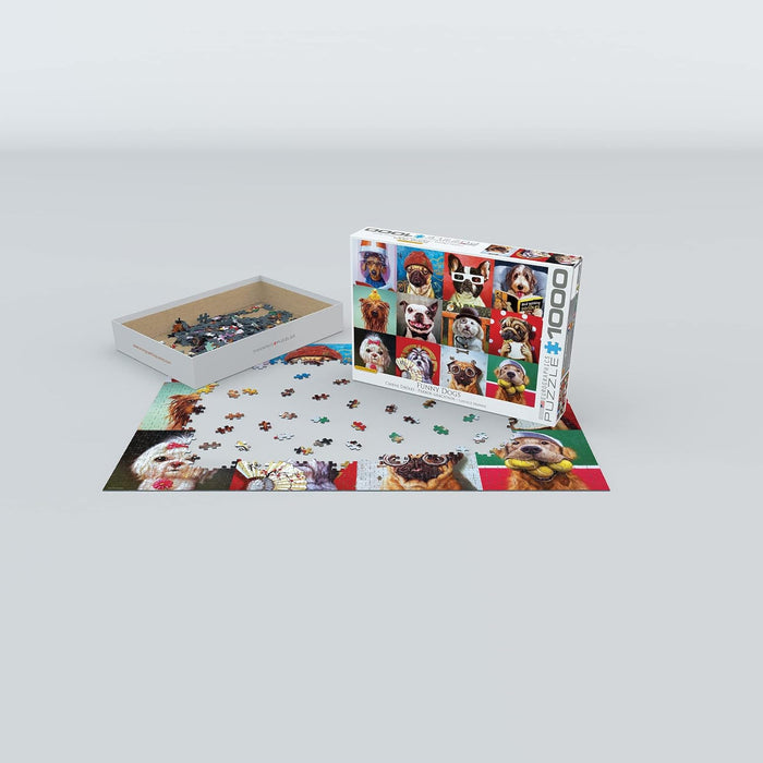 Eurographics 6000-5523 Funny Dogs by Lucia Heffernan 1000-Piece Puzzle