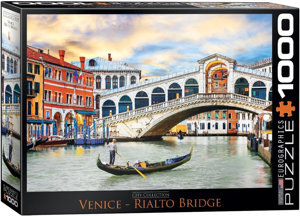 Venice-Rialto Bridge 1000 Piece Puzzle
