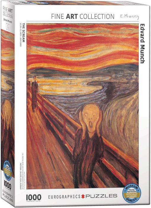 Eurographics 6000-4489 The Scream by Edvard Munch 1000-Piece Puzzle