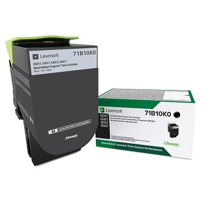 Laser Toner-Lexmark Black, Return Program