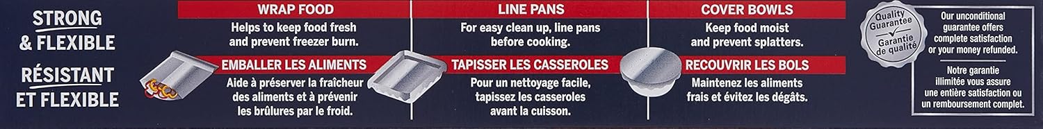 Alcan aluminum foil, 30 cm x 30.48 m, 3 Count