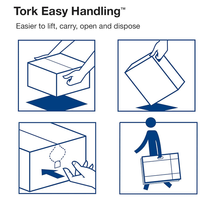 Tork Advanced 120133 Centerfeed Hand Towel, 1-Ply, 8.25" Width x 11.8" Length, White (Case of 6 Rolls, 1,000 per Roll, 6,000 Towels) for use with Tork 559020A or 559028A