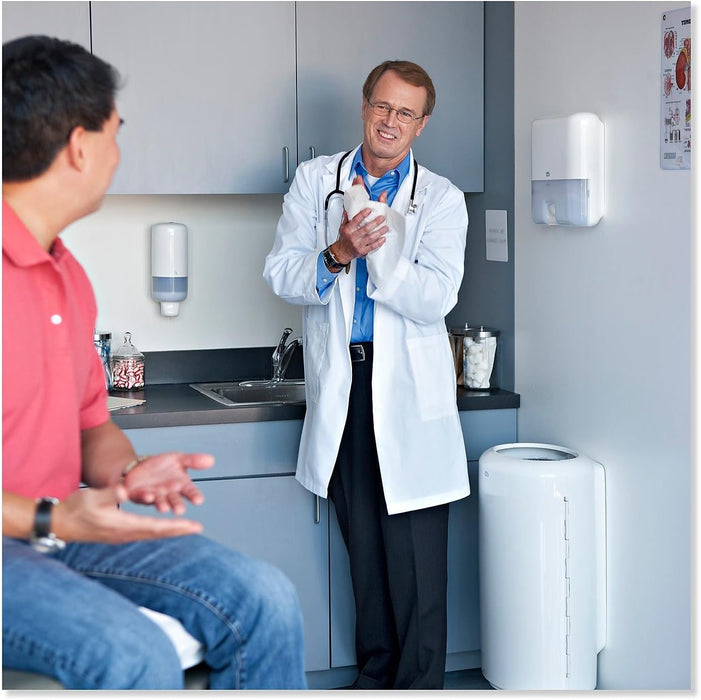 Tork 552120 Elevation Mini Xpress Interfold-Multifold Hand Towel Dispenser, White