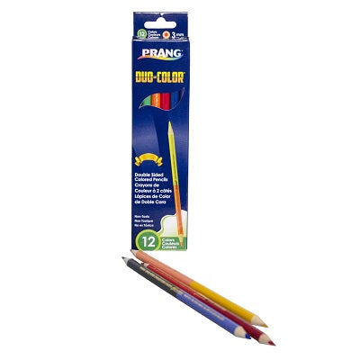 Pencils-Coloured, Prang Duo-Color, 6 Double-Ended