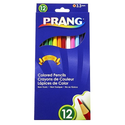 Pencils-Coloured, Prang 12 Colours