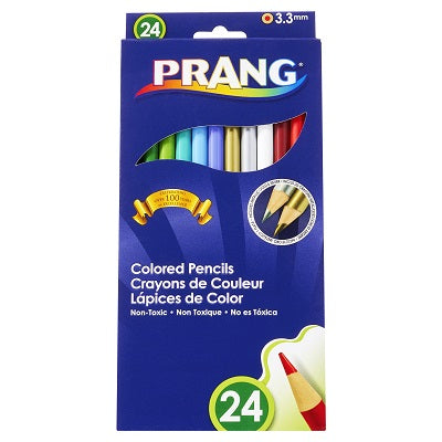 Pencils-Coloured, Prang 24 Colours