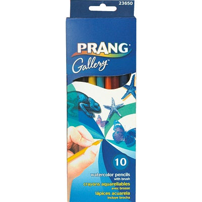 Pencils-Watercolour, Prang 10 Colours